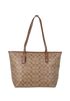 Signature City Zipped Tote, front view